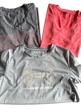 3- Under Armour Heatgear Short Sleeve Tees